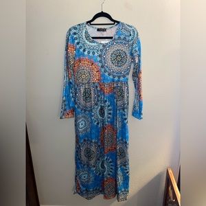 Cotton Dress w Mandela design